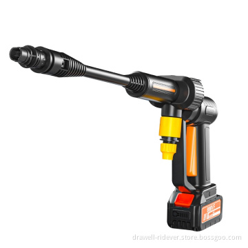 Ridever Portable Car Washer Big Plunger Pump 888Vf Wireless Lithium Battery Car Washer